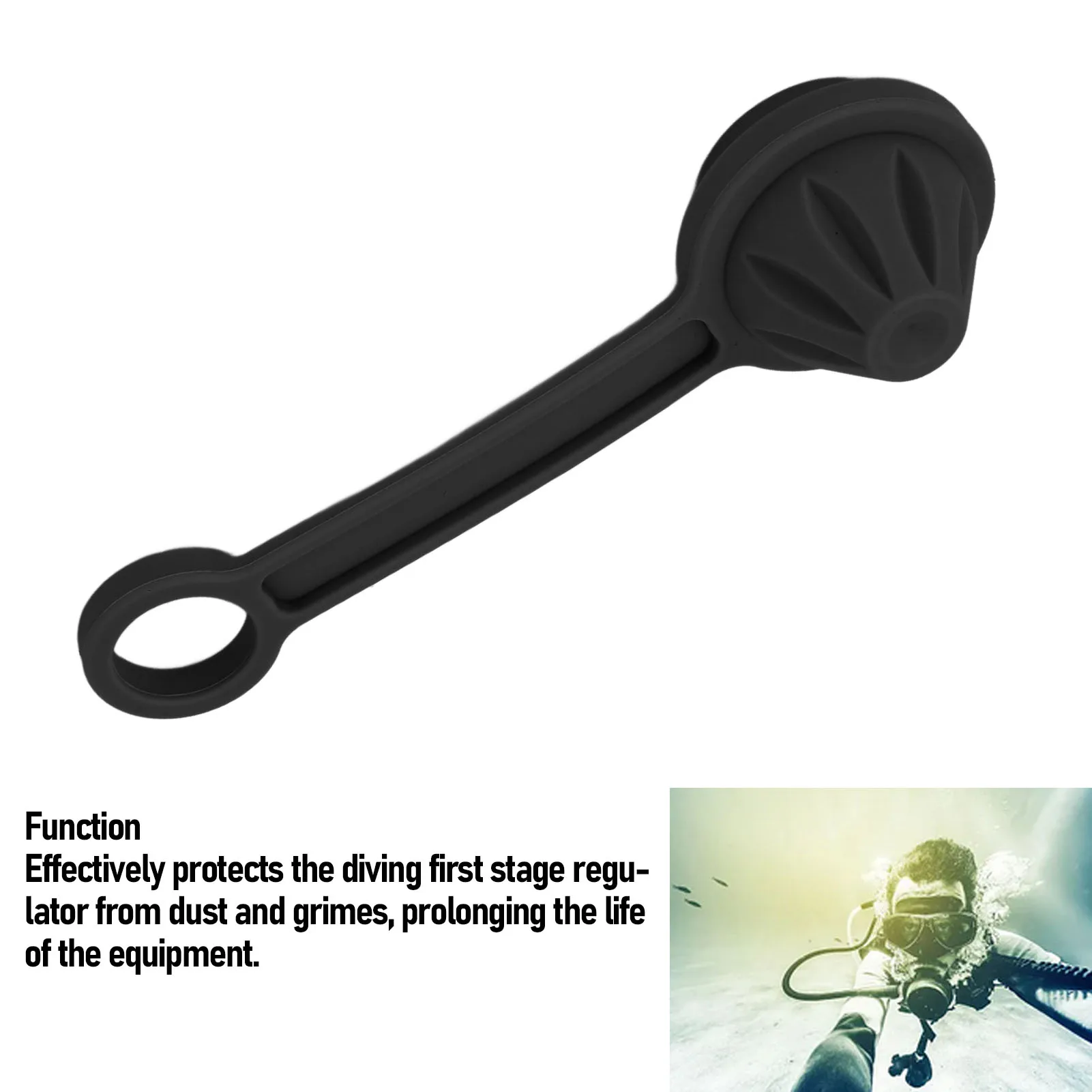 Silicone Dive Regulator First Stage Dust Cover