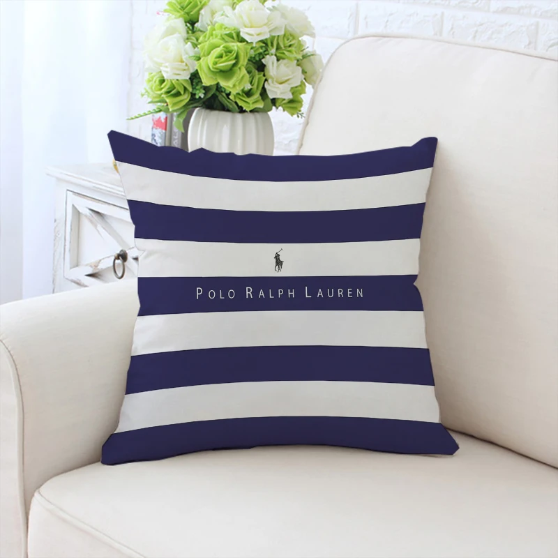 

Pillow case R-Ralph Lauren double-sided printed sofa cushion cover Headrest backrest chair cushion cover custom gift 45x45cm