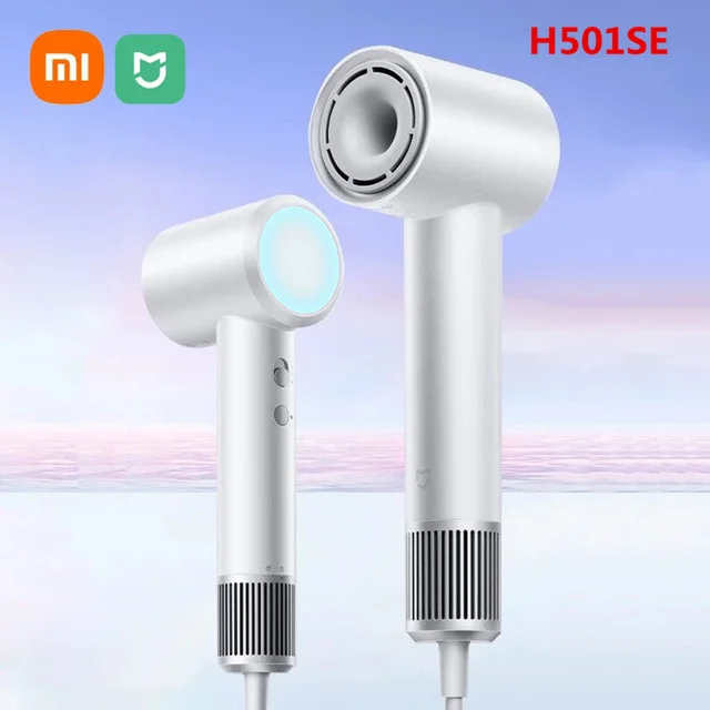 XIAOMI MIJIA H501 SE High Speed Hair Dryer， 62m/s Wind Speed Negative Ion Hair Care Professional Dry 220V CN Version Hair Drie