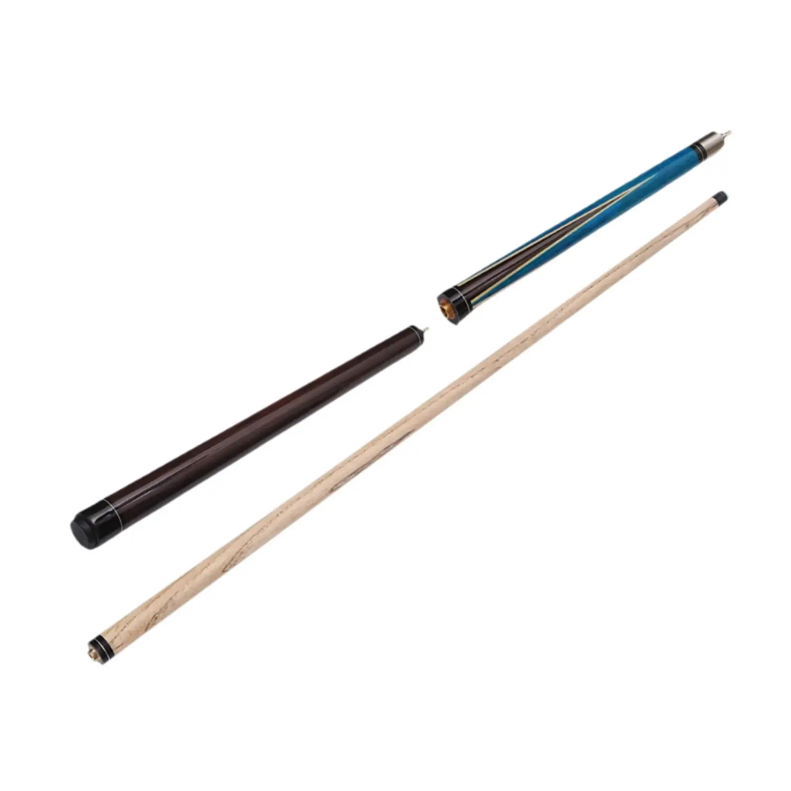 Wooden Billiard Cue Billiard Pool Cue Three Section Segmented 56inch Pool Stick Break Jump for House Game Bar Adult
