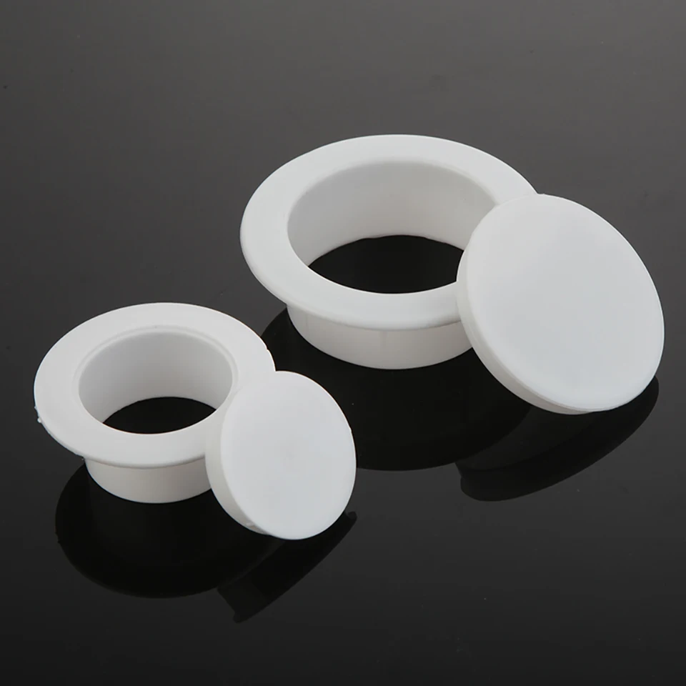 Copertura Fori Parete 80mm - Tappi Decorativi Bianchi Per Tubi Aria Condizionata, Ventilazione - Foto 4