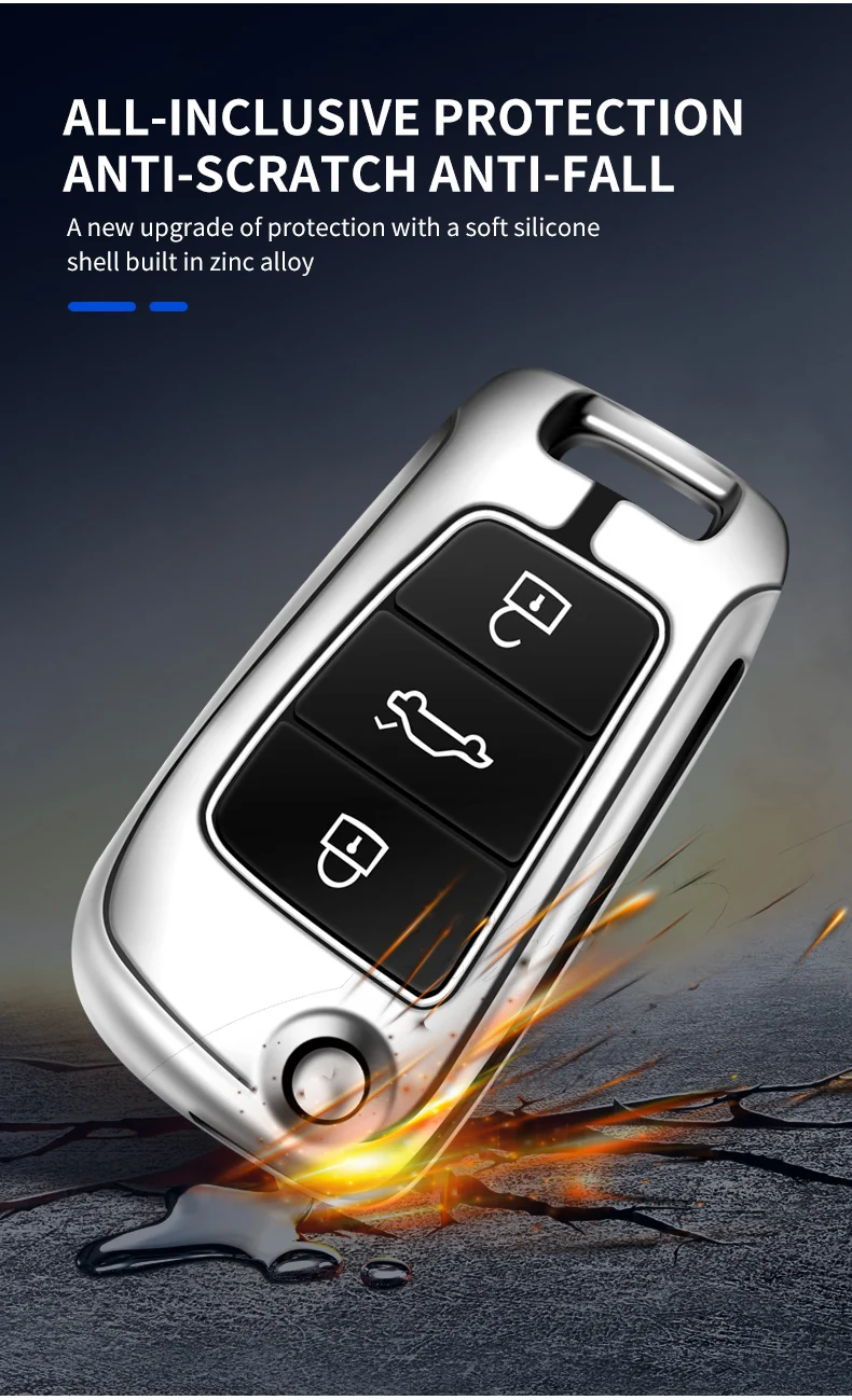 Portachiavi con copertura a distanza per auto in metallo Fob per Audi A1 A3 8P 8L A4 A5 B6 B7 A6 A7 C5 C6 4F Q3 Q5 Q7 Q8 TT S3 S4 S6 RS accessori 16 Portachiavi con copertura a distanza per auto in metallo Fob per Audi A1 A3 8P 8L A4 A5 B6 B7 A6 A7 C5 C6 4F Q3 Q5 Q7 Q8 TT S3 S4 S6 RS accessori - S0779bdcf712f4a88b2acdb7eaed3888aq