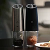 USB Rechargeable Electric Salt and Pepper Grinder Adjustable Coarseness Large Capacity Auto Spices Grinders Kitchen Cooking Tool 2