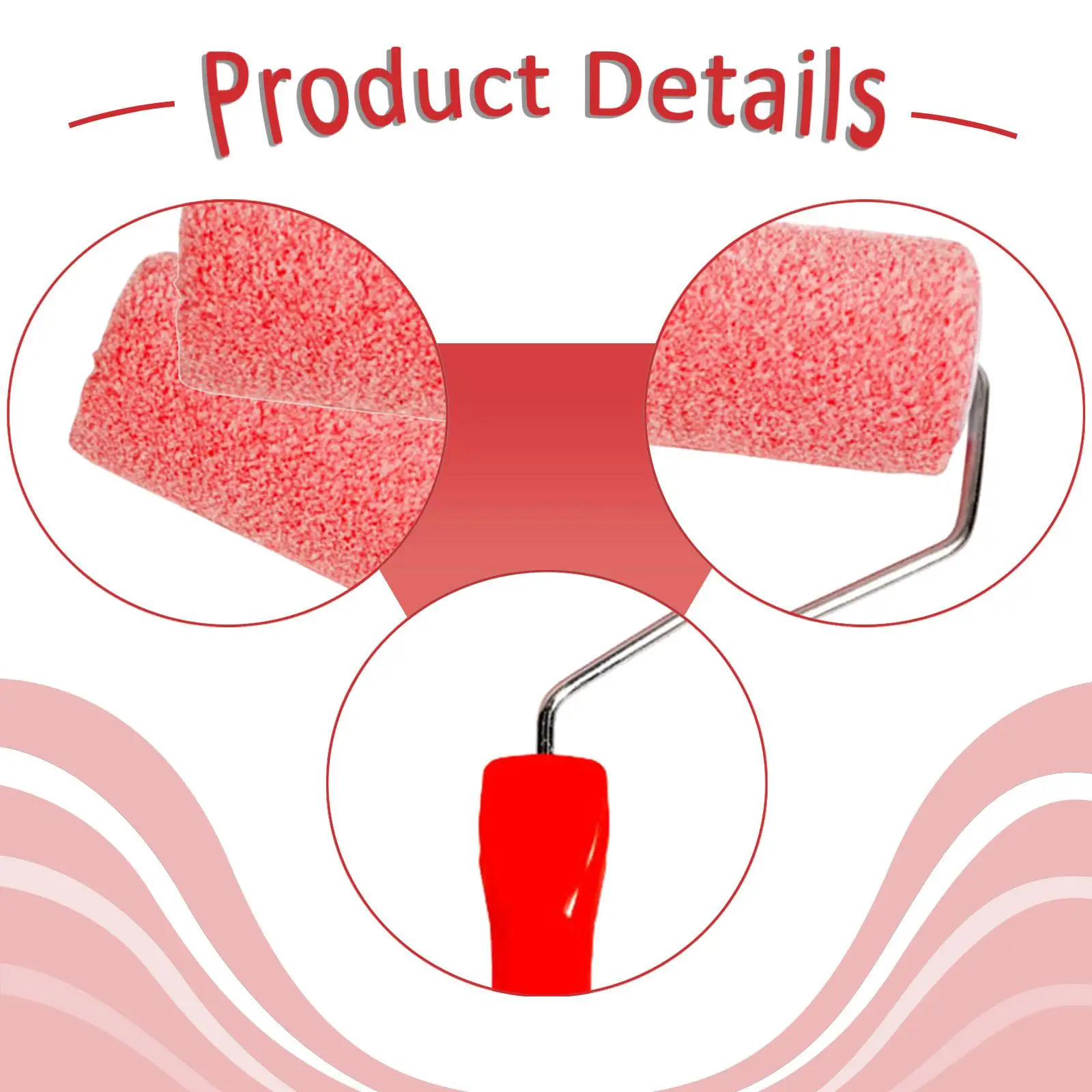 Texture Roller DIY Versatile Smooth Professional Decorative Art Pattern Paint