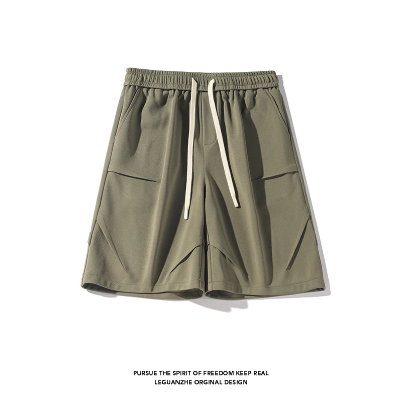 Men's Shorts Loose Short Sweatpants Basketball Fitness Sweatpants Solid Colour Basic Summer Casual Pants Unisex Clothing