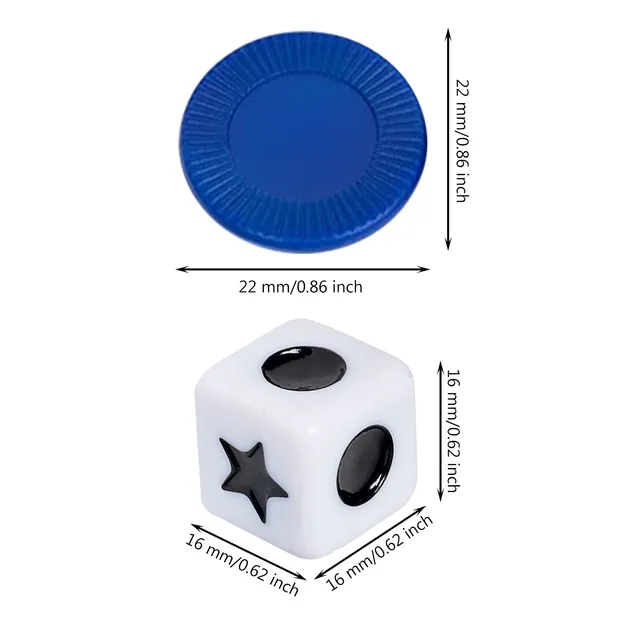 Left Right Center Dice Game Interesting Right Left Center Game Dice With 3 Dices And 24 Chips For Club Drinking Games Gatherings 6