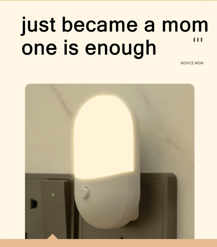 Bedside Lamp Night light EU US Plug LED Night Light AC 85V-265V Bedroom Lamp Gift For Children Cute Night Lamp For Corridor WC