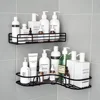 1/2PCS Bathroom Metal Shelf No-Drill Metal Corner Shelf Shower Storage Shelf Bracket Bathroom Accessory Organizer Shampoo Shelf 2