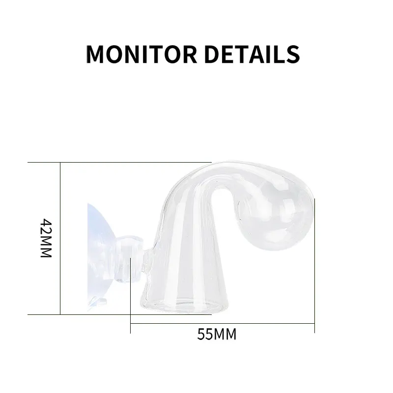 ZRDR Aquarium CO2 Indicator Solution PH Monitor Bubble Counter For Plant