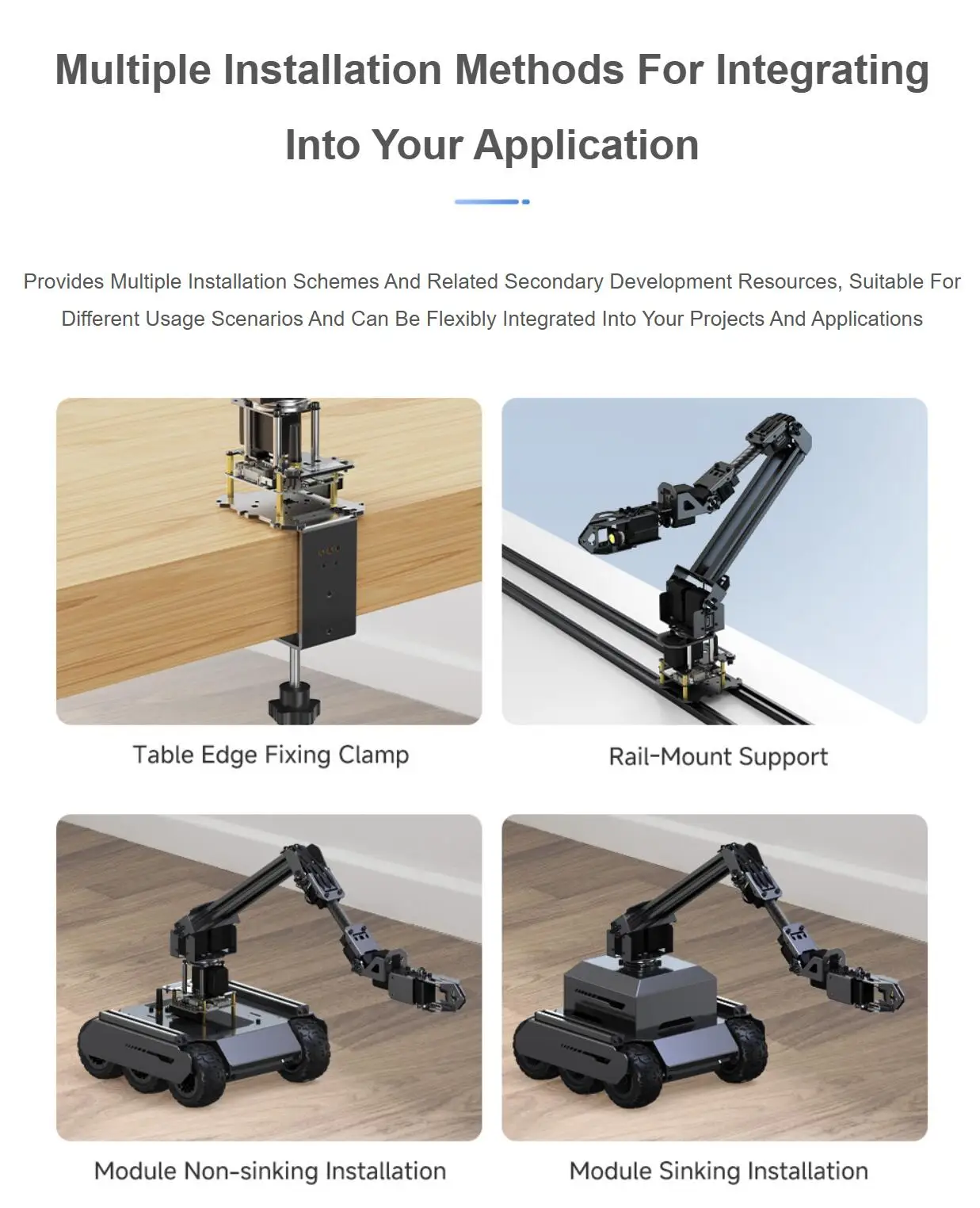 5+1 DOF High-Torque Serial Bus Servo Robotic Arm Kit, Based On ESP32, 2-DOF Wrist Joint, Compatible with LeRobot 6