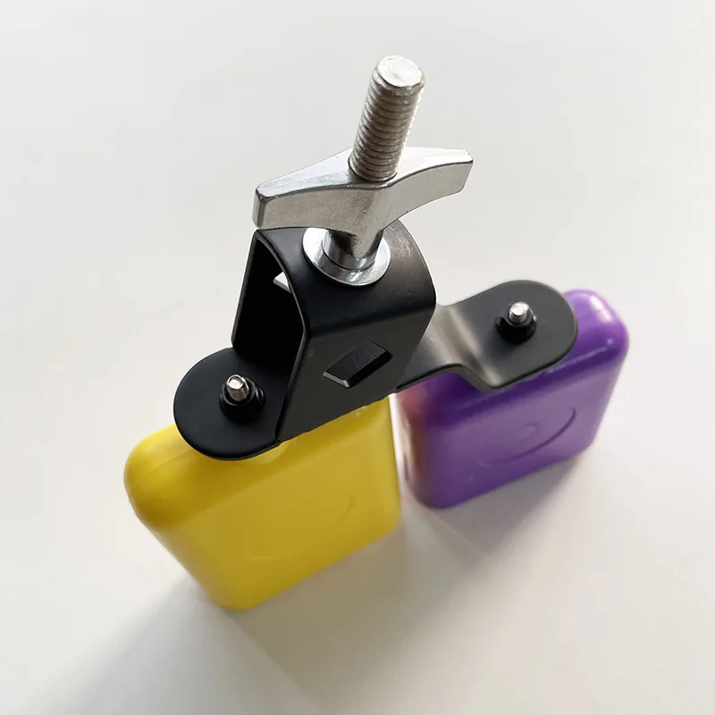 Double Sambago Bell Latin Music Cowbell High Low Sound Knocker for Drum ...