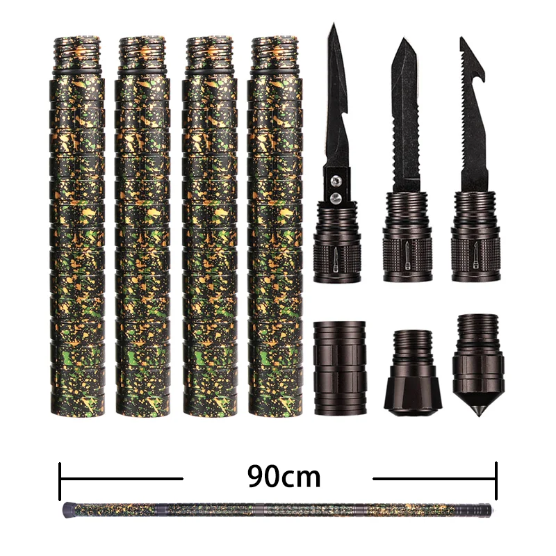 Emergency defense stick Camping Accessories Home Car Walking Stick Self Outdoor shovel DIY Component