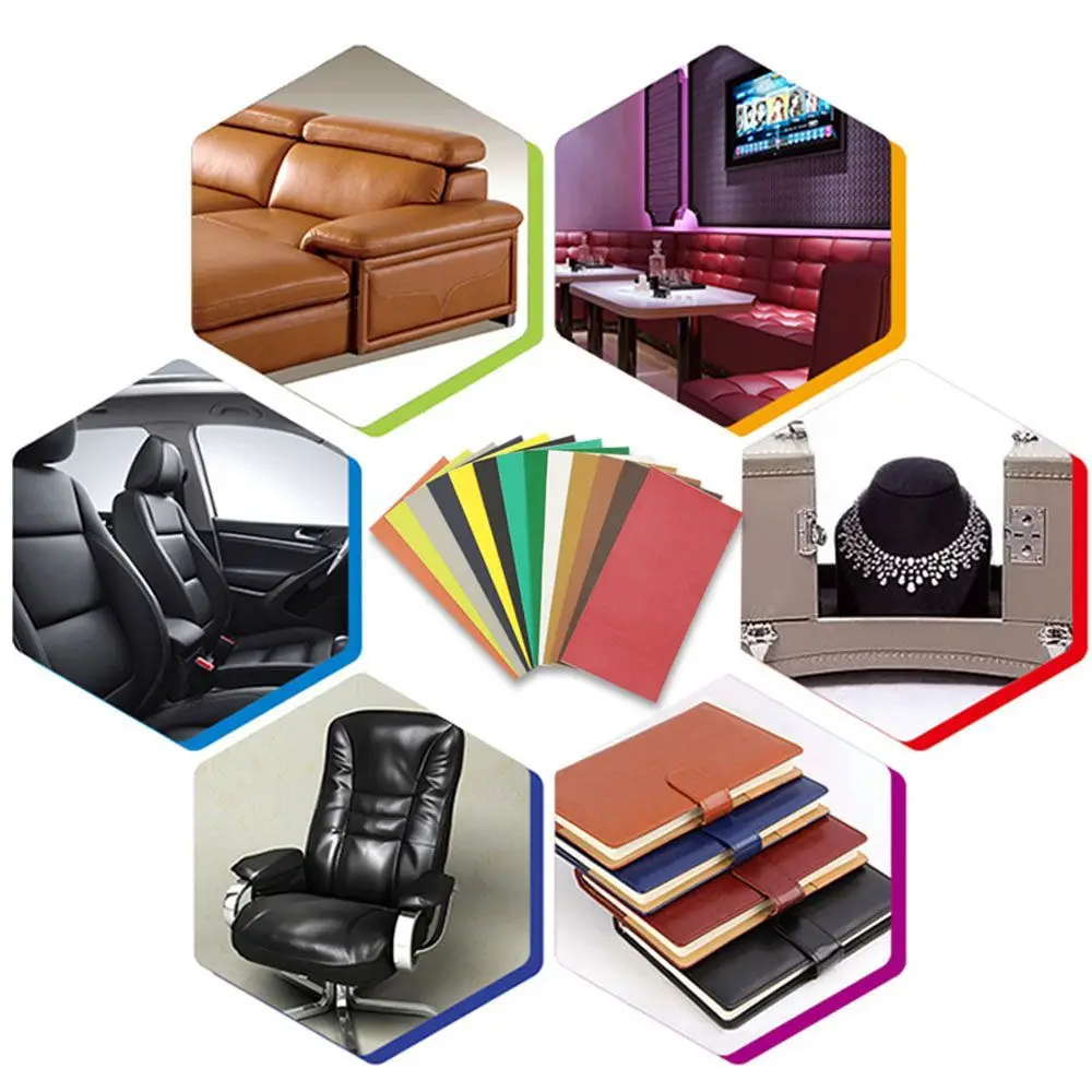 DIY Stick-on Repairing Sofa Patch PU Leather Self Adhesive Fabric Sticker