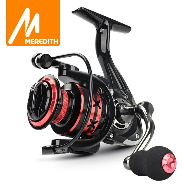 New MEREDITH Fishing Reel Spinning Reel 2000-4000 Metal Spare