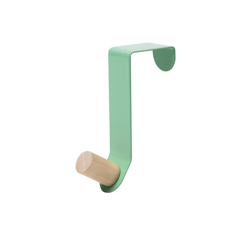 1PC Carbon Steel Wood Door Back Hook Towels Clothes Kitchen Bathroom Cabinet Storage Hanger Hook Behind Door Hanging Holder 15KG storage hook door hook