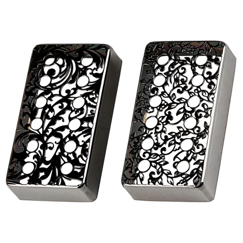 

Electric Guitars Pickup Cover Brass Humbuckers Cover Vintage Guitar Pickup Frames Protections Cover Guitar Accessories