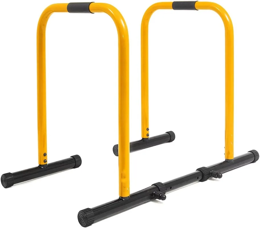 FDFIT Gym Fitness Gymnastics Adjustable Push up Stand Parallel Dip Bars