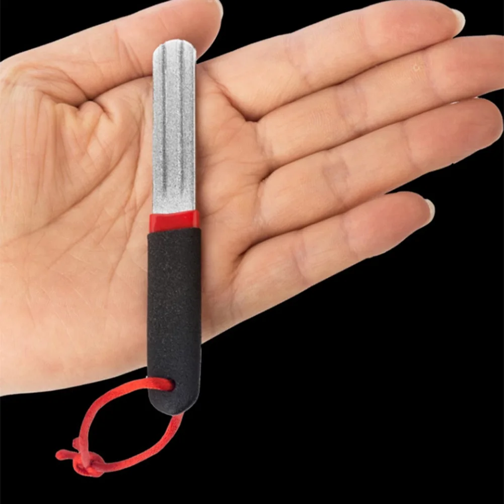 Description Picture 5 of itemRandom Color Fishing Grinding Hook Double-sided File Diamond Hook Sharpen Tools With V-shaped Grooves Fishing Accessories