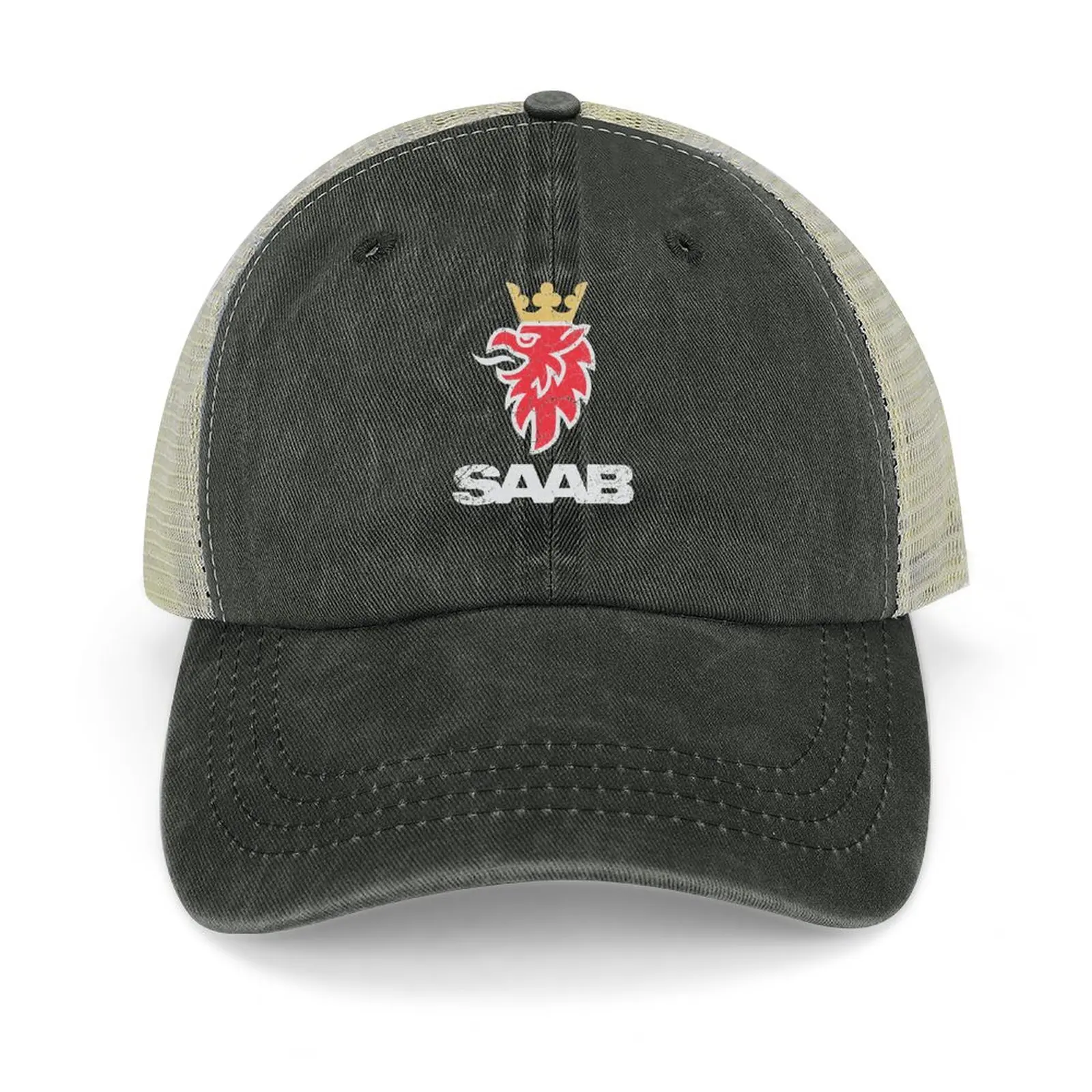 

SAAB Vintage Grunge Logo Cowboy Hat Hat Beach Trucker Hats Kids Hat New Hat Men's Hat Luxury Women's