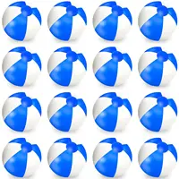 16Pcs 16''Inflatable Beach Ball Round Pool PVC Ball Game Toy for Summer Hawaiian Theme Beach Party Decor Water Game Accessory 1