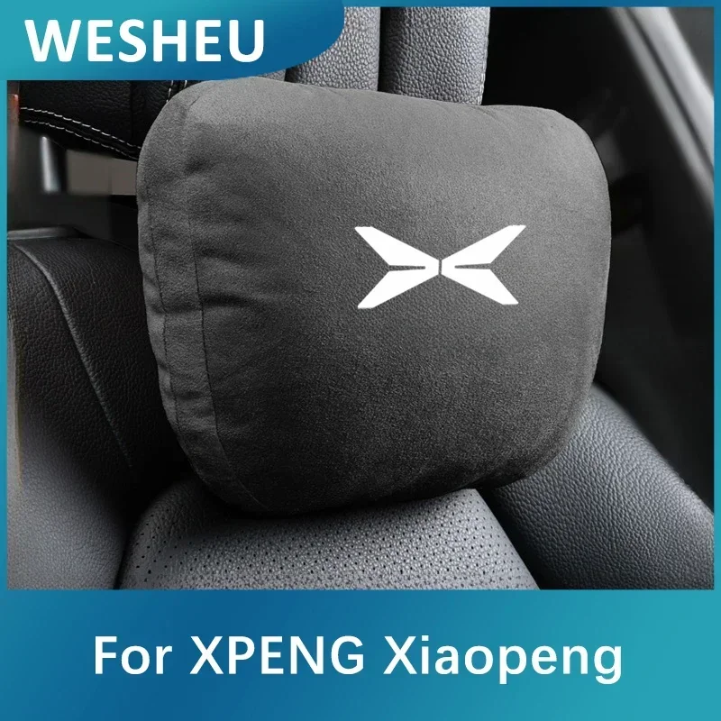 Car Styling XPENG Xiaopeng P7 P7i G3 G6 G9 Car Breathable Lumbar Headrest Neck Pillow Waist Back Support