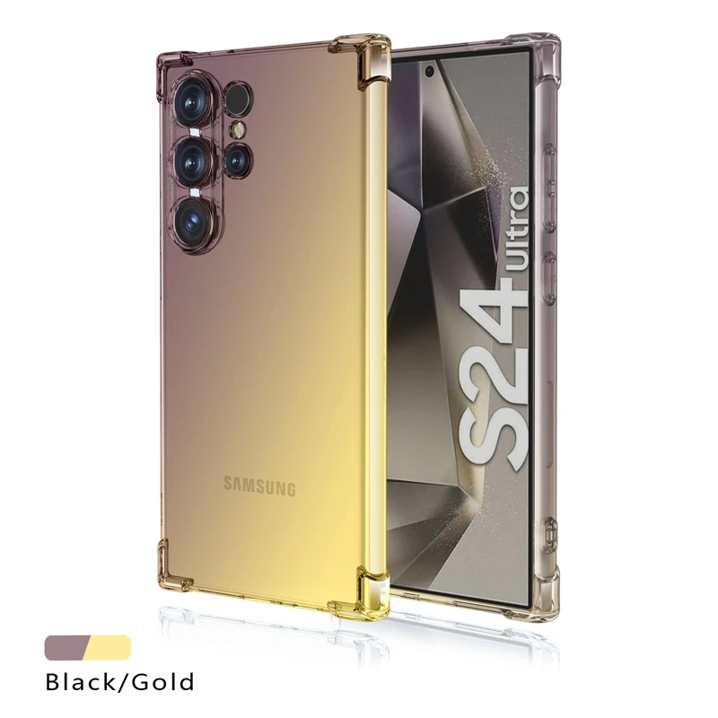 Gradient Transparent TPU Protective Case - Premium Protective Cover
