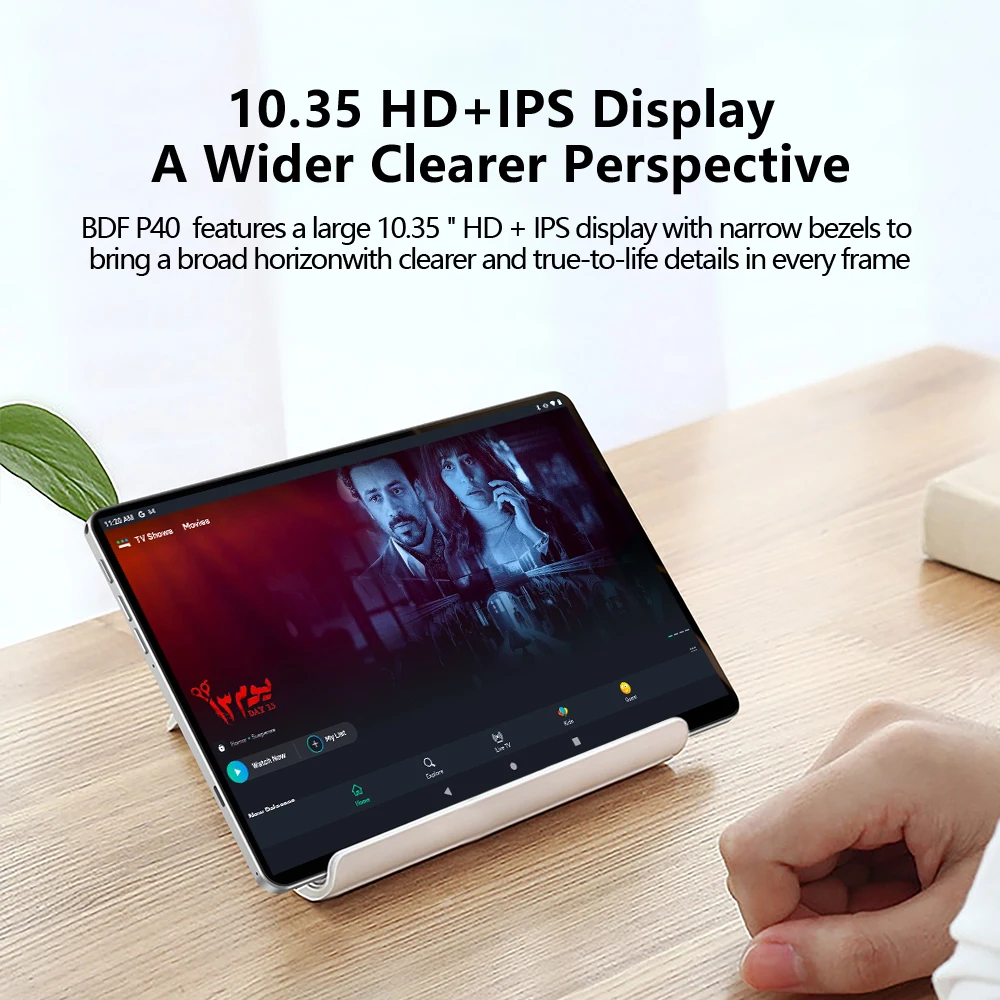 Global Firmware Original BDF P40 Delicate Ai CPU 8GB+256GB Octa Core Android 12 ,10.35 Inch HD LCD Screen Wifi Tablet Pad Tablet 6