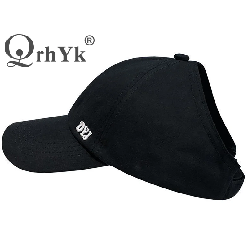 Baseball cap Snapback ponytail half empty top cap kpop hat women sun protection sunshade sports hat casual 6