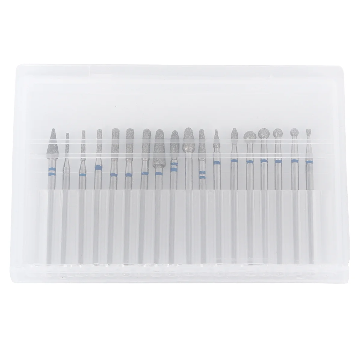 

30pcs Electric Nail Drill Bits Set Nail Grinder Replacement Professional Manicure Polishing Tools for Shop Salon Home Silver
