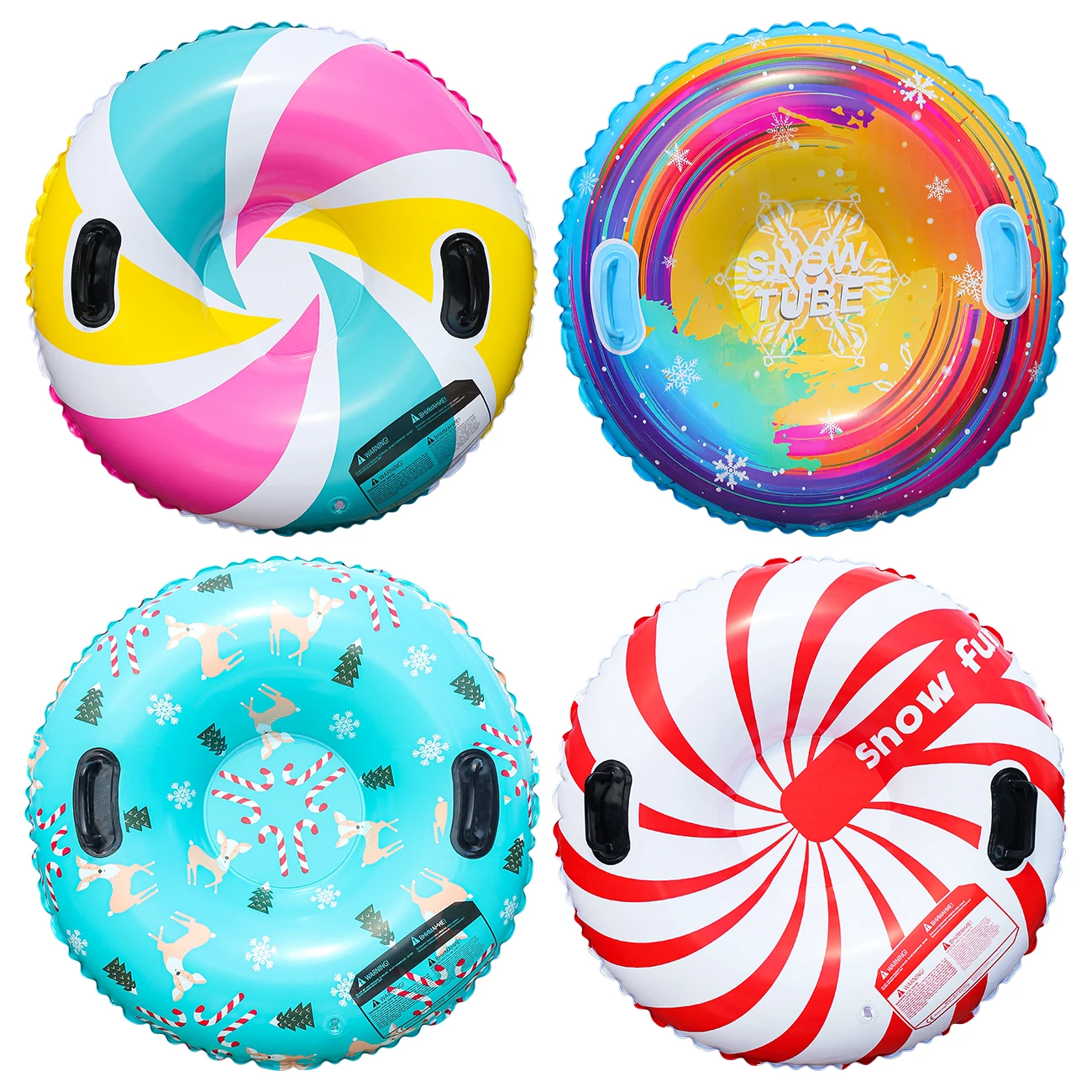 Inflatable Heavy duty snow tube 3