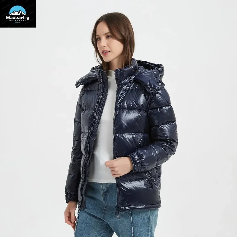 2024 Winter New Men's Puffer Jacket Fashion Thick Men Women Duck Down Jacket Outdoor Warm Casual Coats Solid Hooded Overcoats