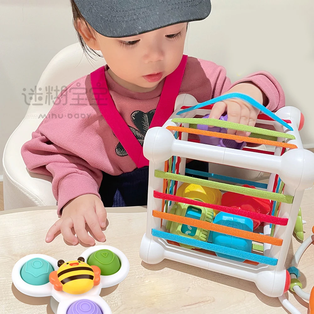 몬테소리 교육 완구 1 2 세 소년 소녀 생일 크리스마스 선물 모양 정렬 블록, 활동 학습 장난감