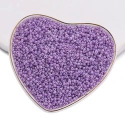 Vibrant 2mm Glass Seed Beads for DIY Jewelry and Crafting - 1000pcs Collection (Purple)