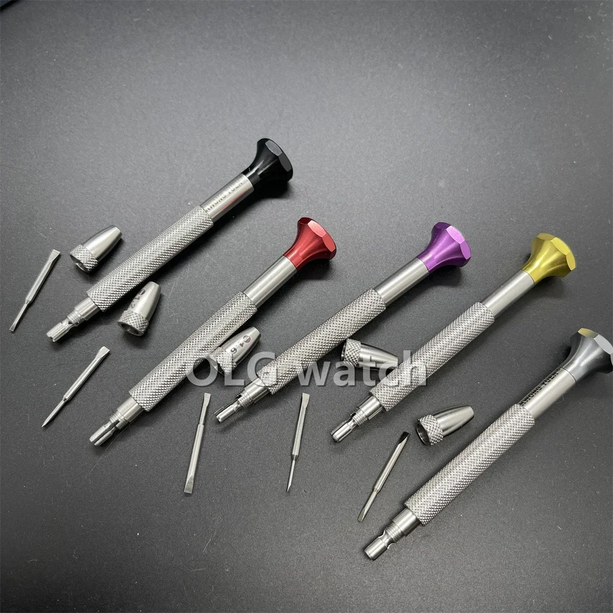 새로운 5개 316    스틸 필립스/슬롯형/미끄럼 방지 드라이버 극한 경도 시계 드라이버 세트 정밀 시계 수리 도구