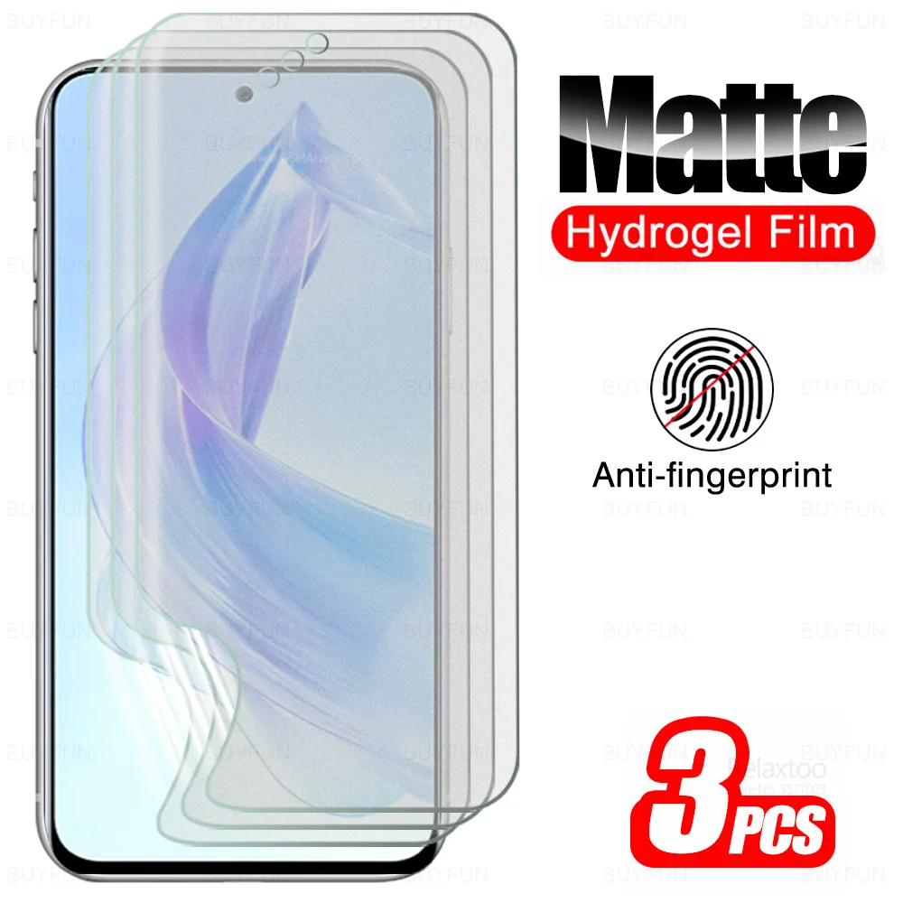 Protecteur D'Écran Pour Honor 90 Lite, 3 Pièces, Film Hydrogel 256 Conviviale Ré, Honor 90 Lite 5G Honor 90 Light Honer 90 Lite 2023 6.7, Pas De Verre