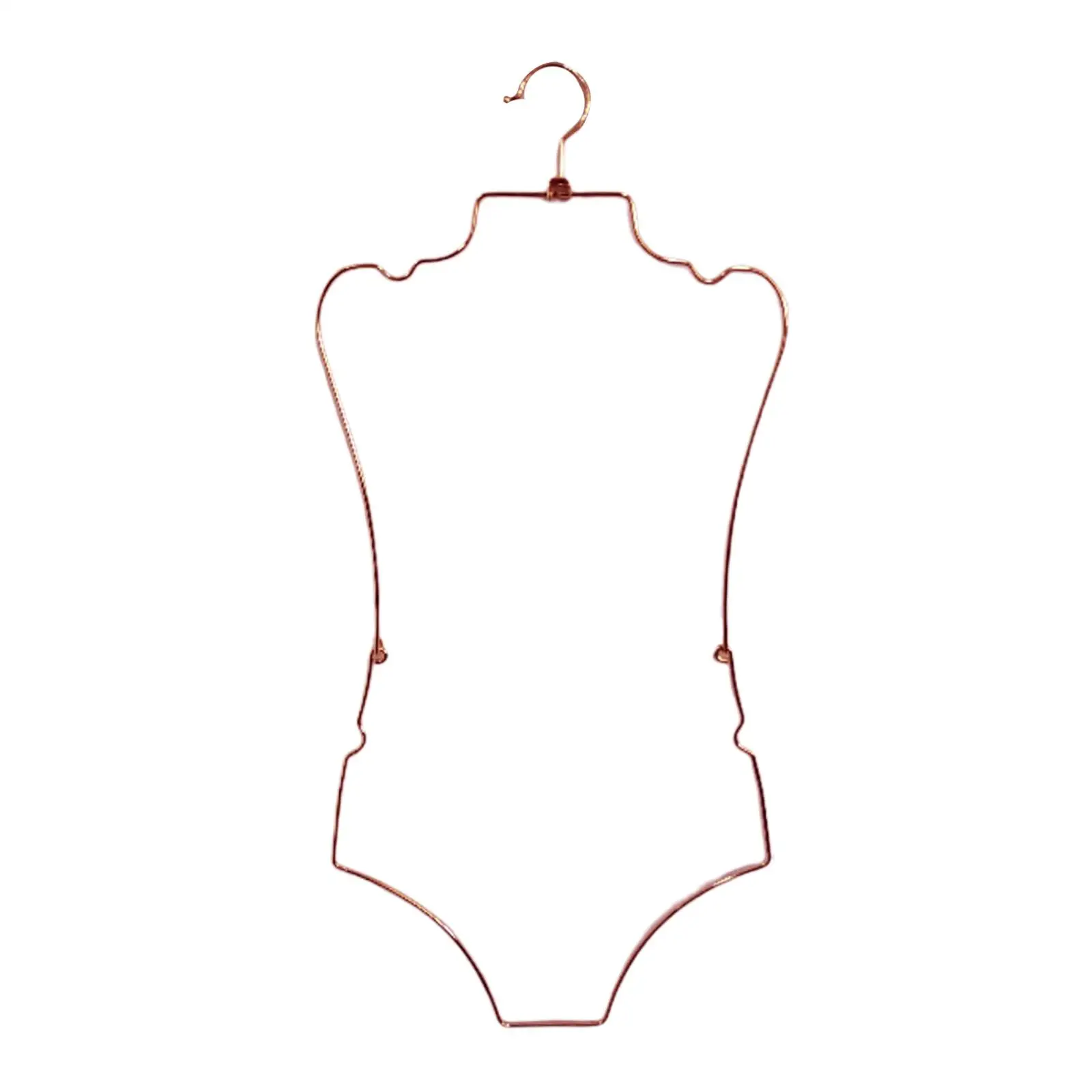 Swimsuit Hanger Portable Top Swivel Hook Closet Organizer Bikini Display Hanger Lingerie Hanging Rack for Closet Stores Bedroom