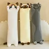 New Cat Island Pillow Doll Plush Toy Long Cat Doll Sleeping Rag Doll Birthday Gift Cojines Decorativos Para Sofá  Cute Pillow 4