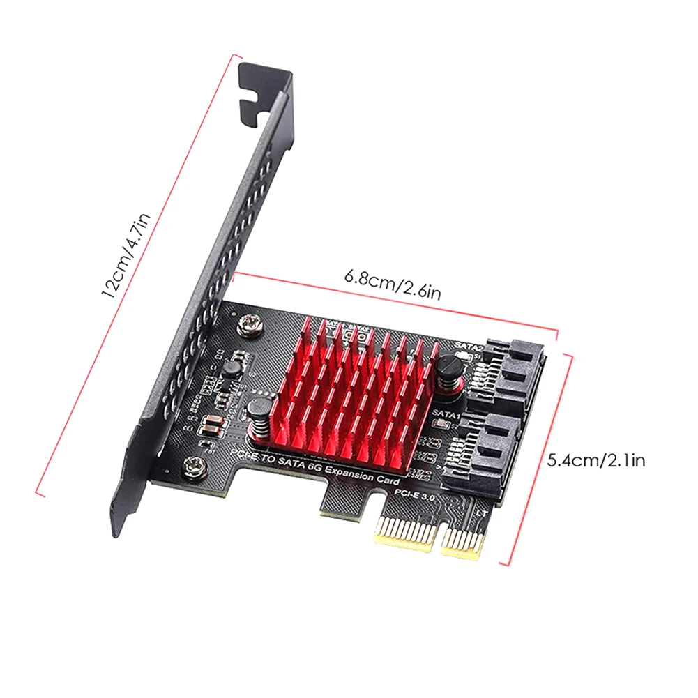PCIe to 2 ��Ʈ SATA 3 III 3.0, 6 Gbps SSD �����, PCI-E PCI X1 ��Ʈ�ѷ� ���� Ȯ�� ī��, X4 X6 ����