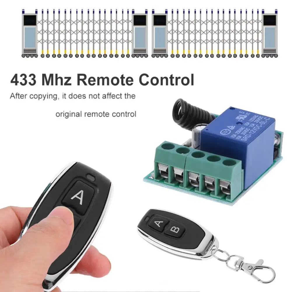 Universal Gate Remote Control Switch Relay Receiver