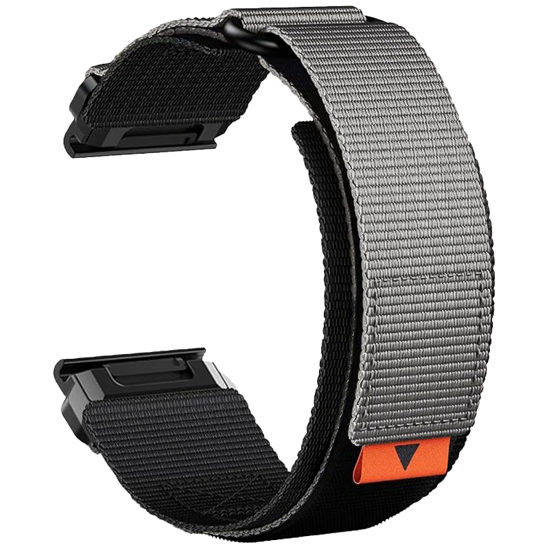 Quickfit Nylon Watchband Bracelet - Adjustable 22mm to 26mm Strap