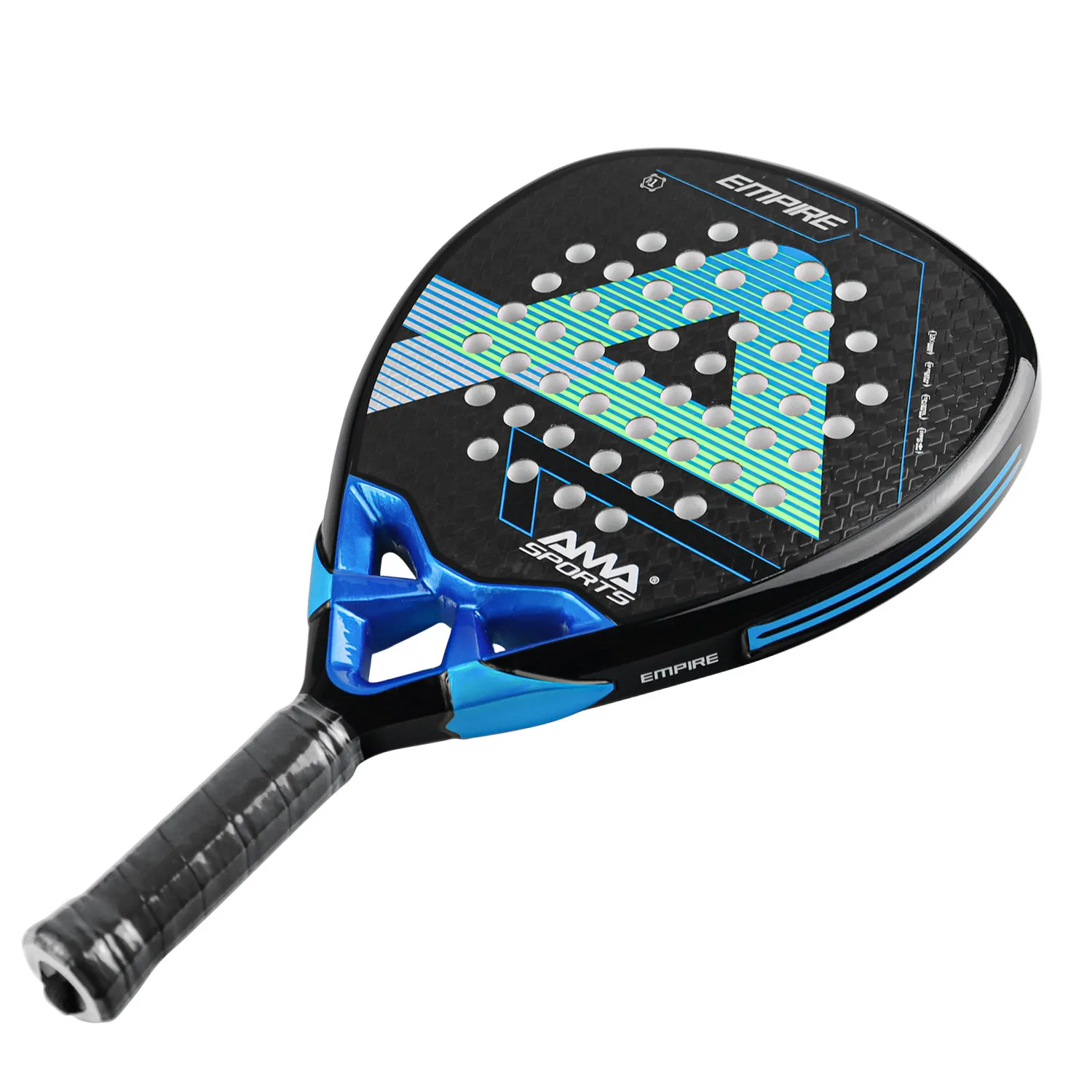 AMA SPORT Padel Racket Top Ranked Quality Diamond Shape High Balance Tennis Racquet 12K Carbon Fiber Professional Palas De Padel