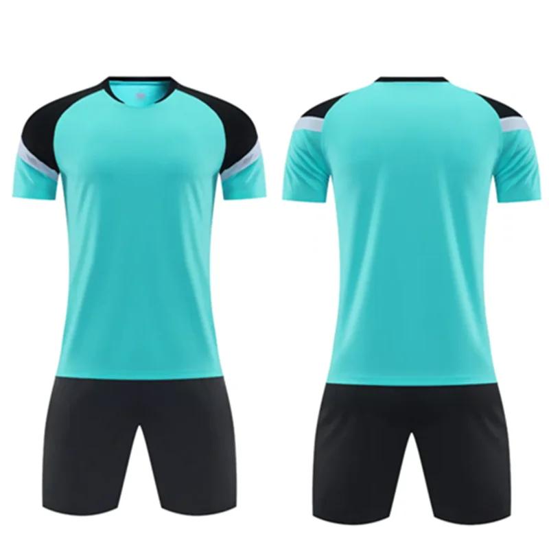 New Club Children Soccer Jersey Football Uniform Sport T Shirt Quick Dry Soccer Training Clothes 4-13years