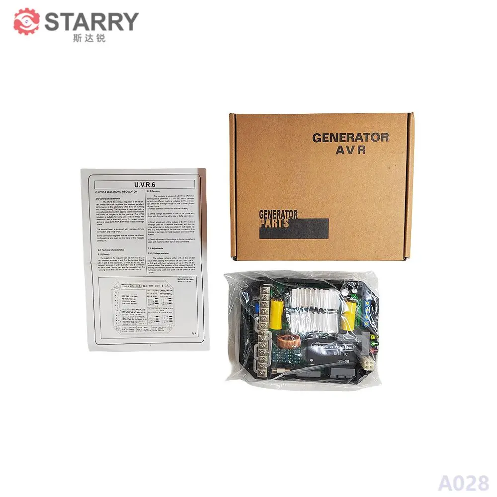 

U.V.R.6, UVR6 UVR 8172 TC Generator voltage regulating plate AVR UVR6