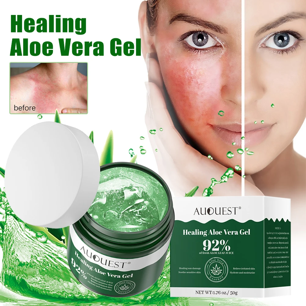 

Aloe Vera Gel Soothing Skin Acne Treatment Dark Spot Remover Sunburns Repair Cream Moisturizing Beauty Skin Care