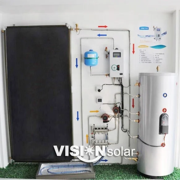 Closed Loop Split Flat Plate Solar Water Heater System 5
