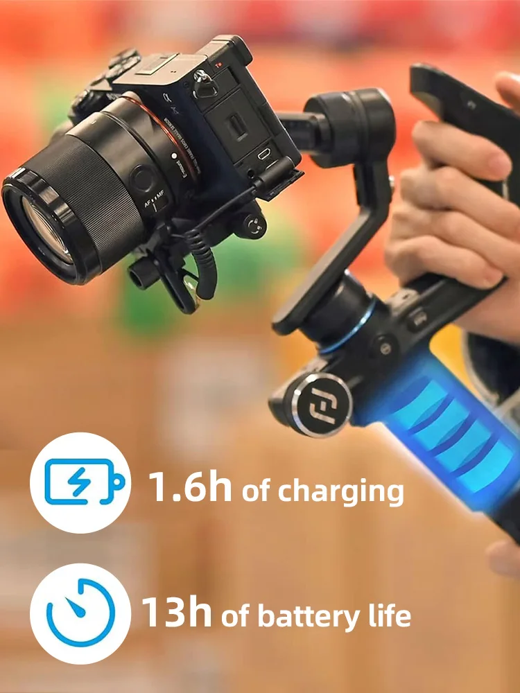Camera Gimbal Stabilizer FeiyuTech SCORP Mini Gimbal Stabilizer For Mirrorless Camera Sony ZVE10 Canon Nikon Action GoPro Cell Phone