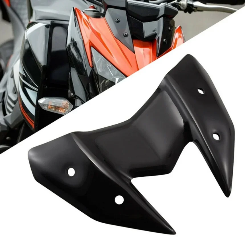 Faro Delantero De Motocicleta Para Kawasaki Z800 2013-2014 - Carcasa Negra, Reflectante Cromado, Transparente