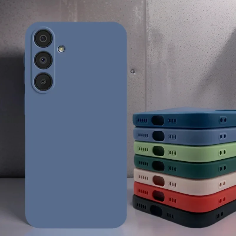 Per Samsung Galaxy A05S Custodia Samsung Galaxy A05S A05 A15 A25 A35 A55 5G Cover Custodia Posteriore In Silicone Liquido Di Lusso Antiurto