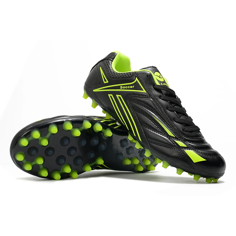 Football Shoes Society Ultralight Men Field Football Soccer Shoes Comfortable TF/FG Boy Studded Sneaker Original Boots