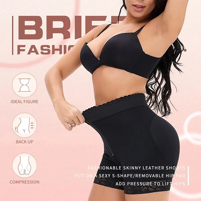 Women Slimming Tummy Control Shorts Butt Lifting High Waist Trainer Panties Compression Abdomen Postpartum Body Shaper Plus Size